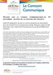 Radio Félines, les dernières infos du 7 octobre 2022