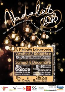 Nadalet, rencontre de polyphonies Occitanes en Minervois, vendredi 7 et samedi 8 décembre